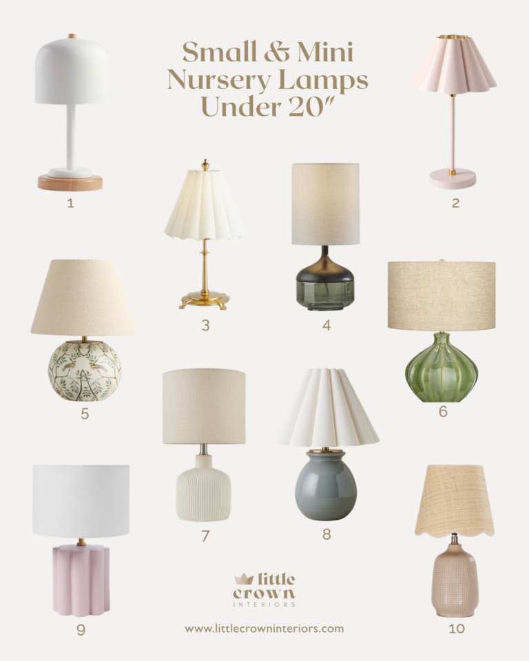 The Best Small Nursery Lamps