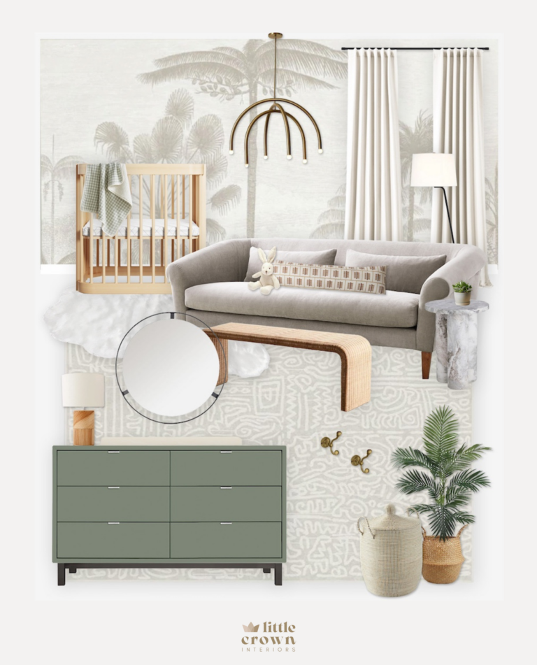 Shared Nursery E-Design Green Jungle