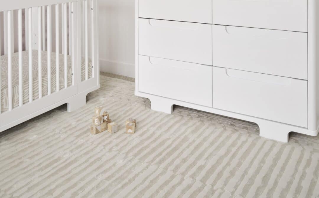 Washable rug for the nursery