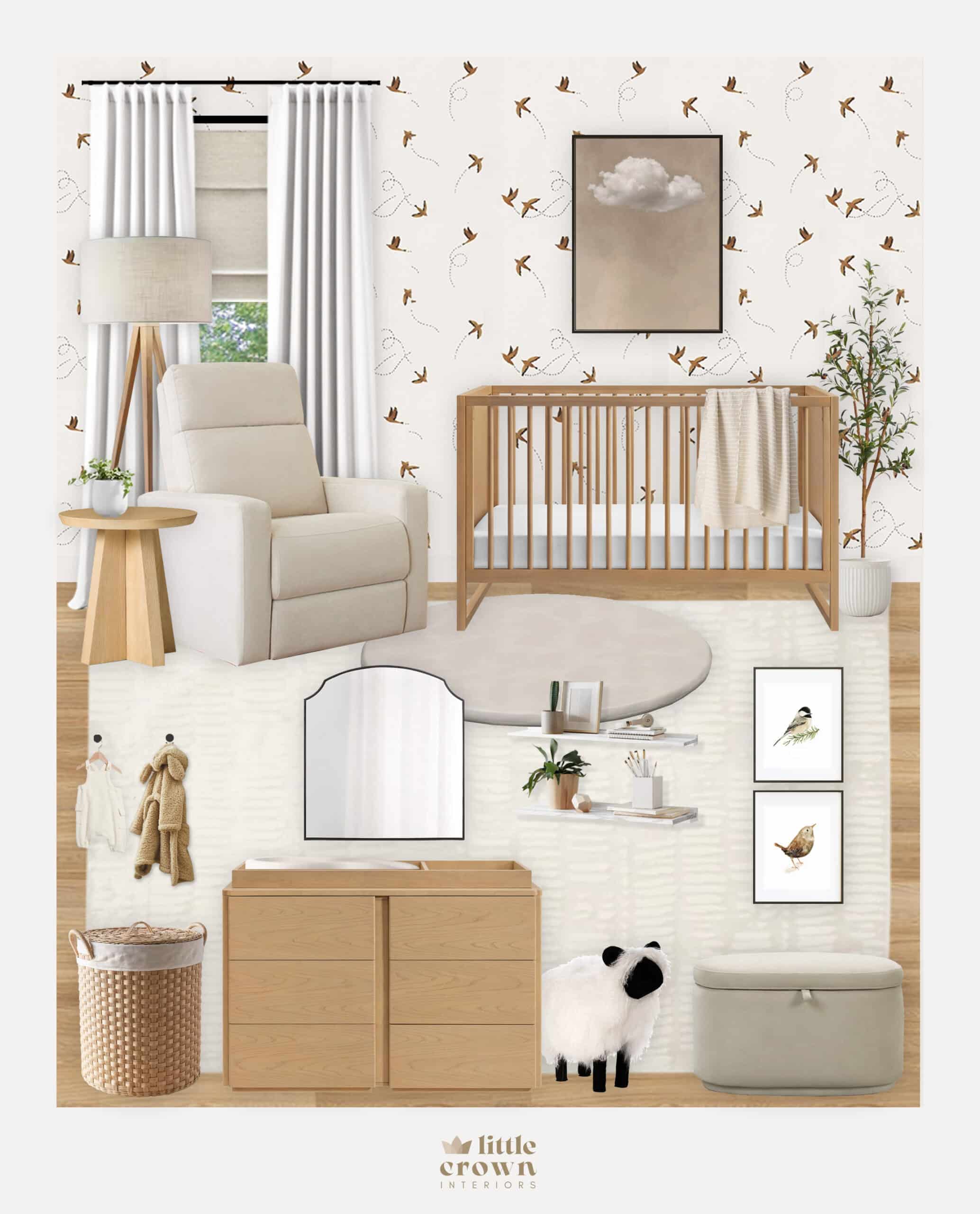 Neutral Nursery With Nurture& Furniture