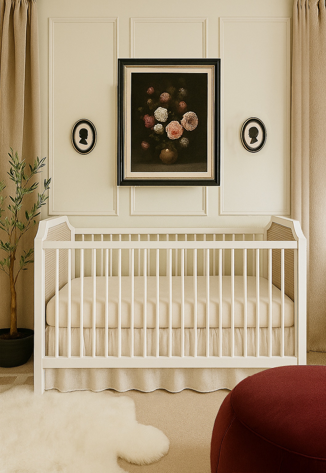 Parisian Nursery Design in Elegant Neutrals