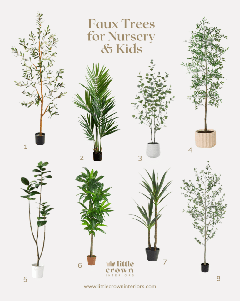 Best Faux Trees & Plants for the Nursery: Tips and Safety